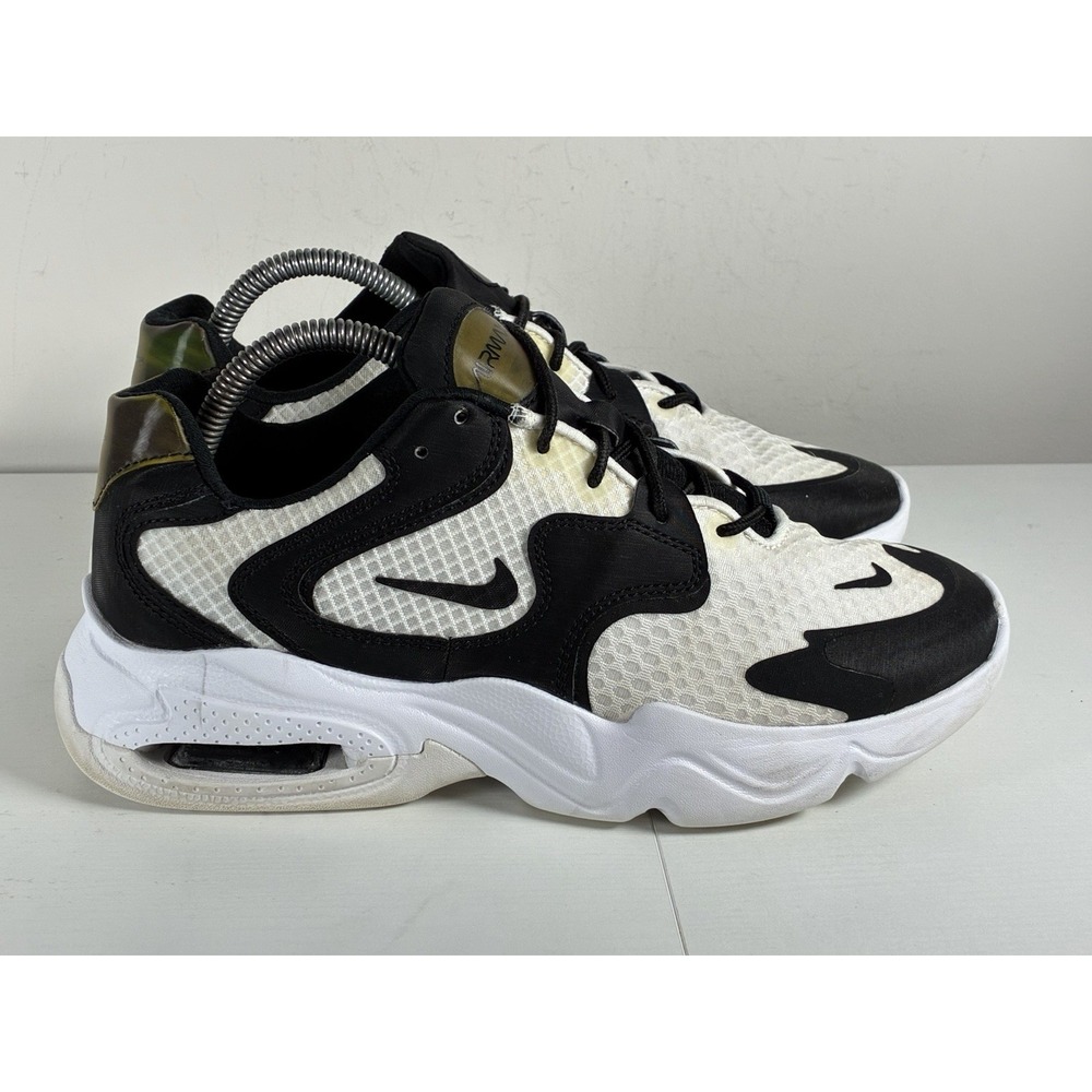 Nike Air Max 2X White/White/Black CK2947-100 Womens Size 9.5